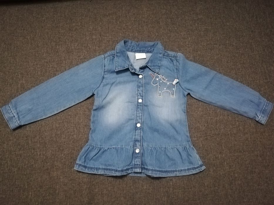 Prześliczna koszula a la dżins w rozm. 92