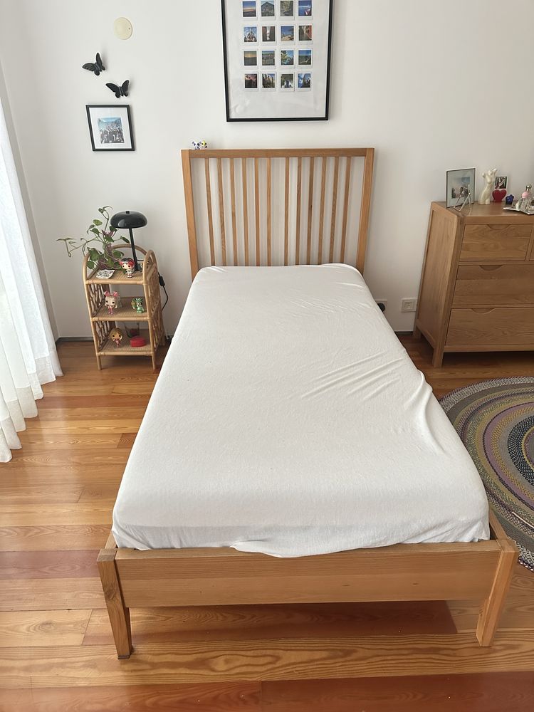 Cama de Solteiro com Colchão Emma – Ótimo Estado