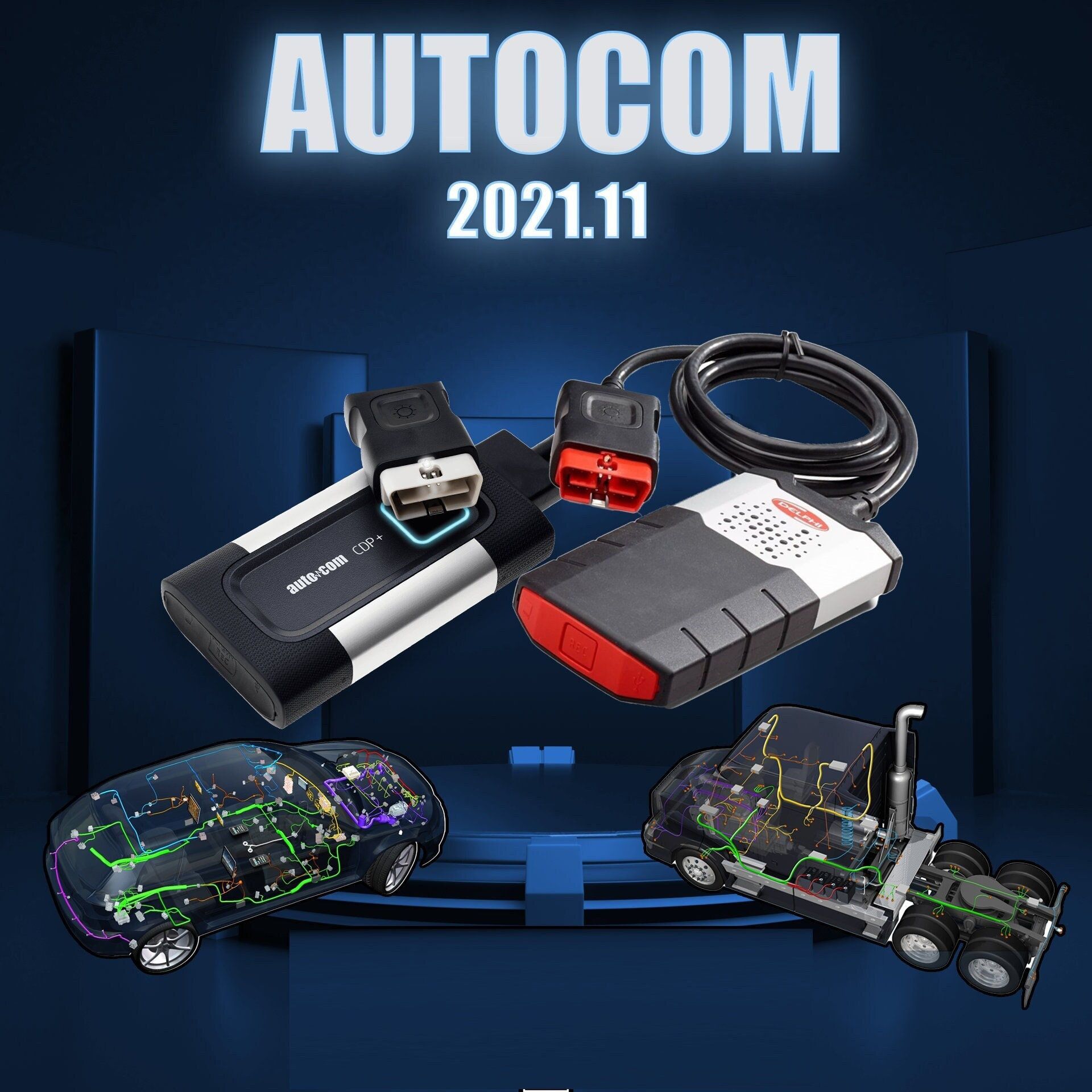 НОВИЙ‼️ Мультимарочный Автосканер Delphi DS150E/Autocom CDP+ СОФТ 2021