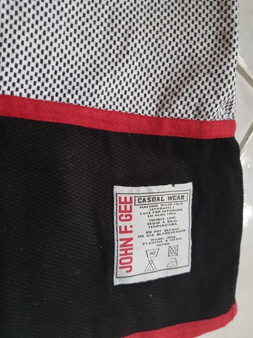 XL męska koszula polo rozsuwana  duża szeroka bawełniana