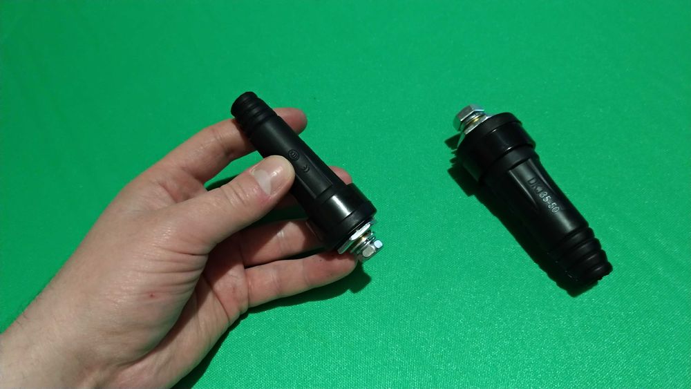 Разъем сварочный 10-25мм², 35-50мм² (мама-папа)