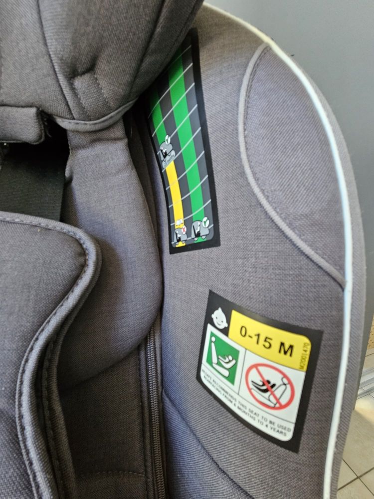 Fotelik BeSafe iZi Turn i-Size ISOFIX, szary, stan jak nowy