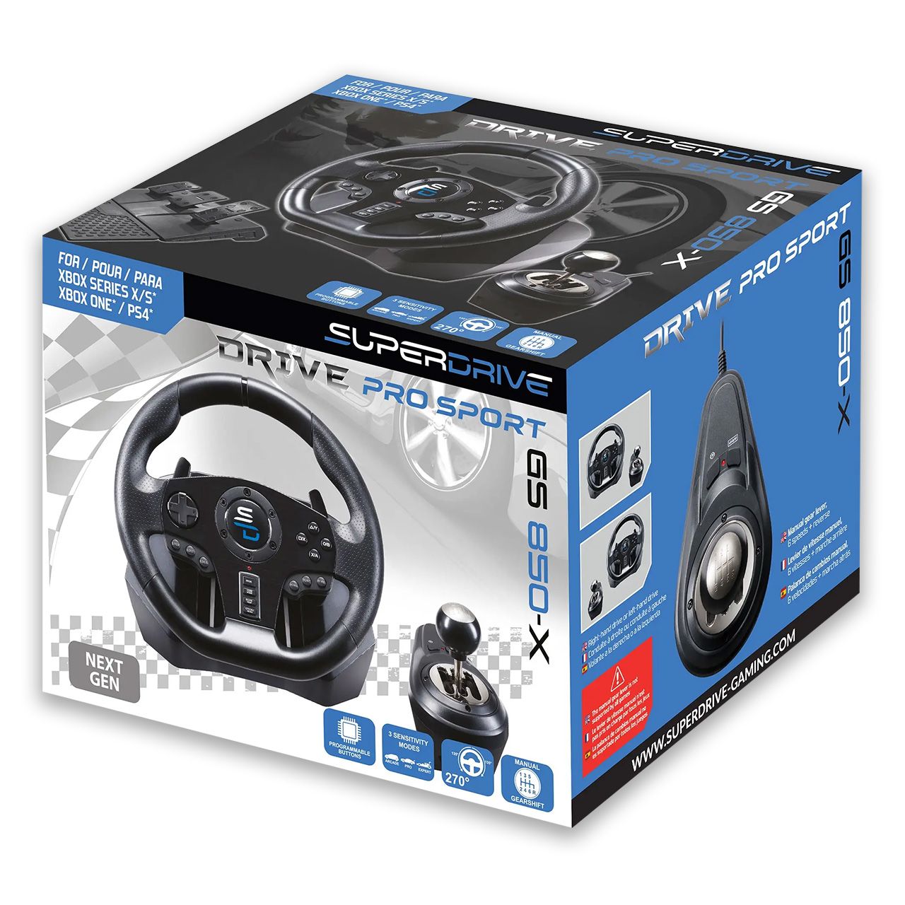 Kierownica Gamingowa  Subsonic Gs850-X Ps4, Xbox One/ X/S SA5627-NG-O