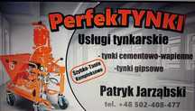 Tynki maszynowe cementowo-wapienne oraz gipsowe
