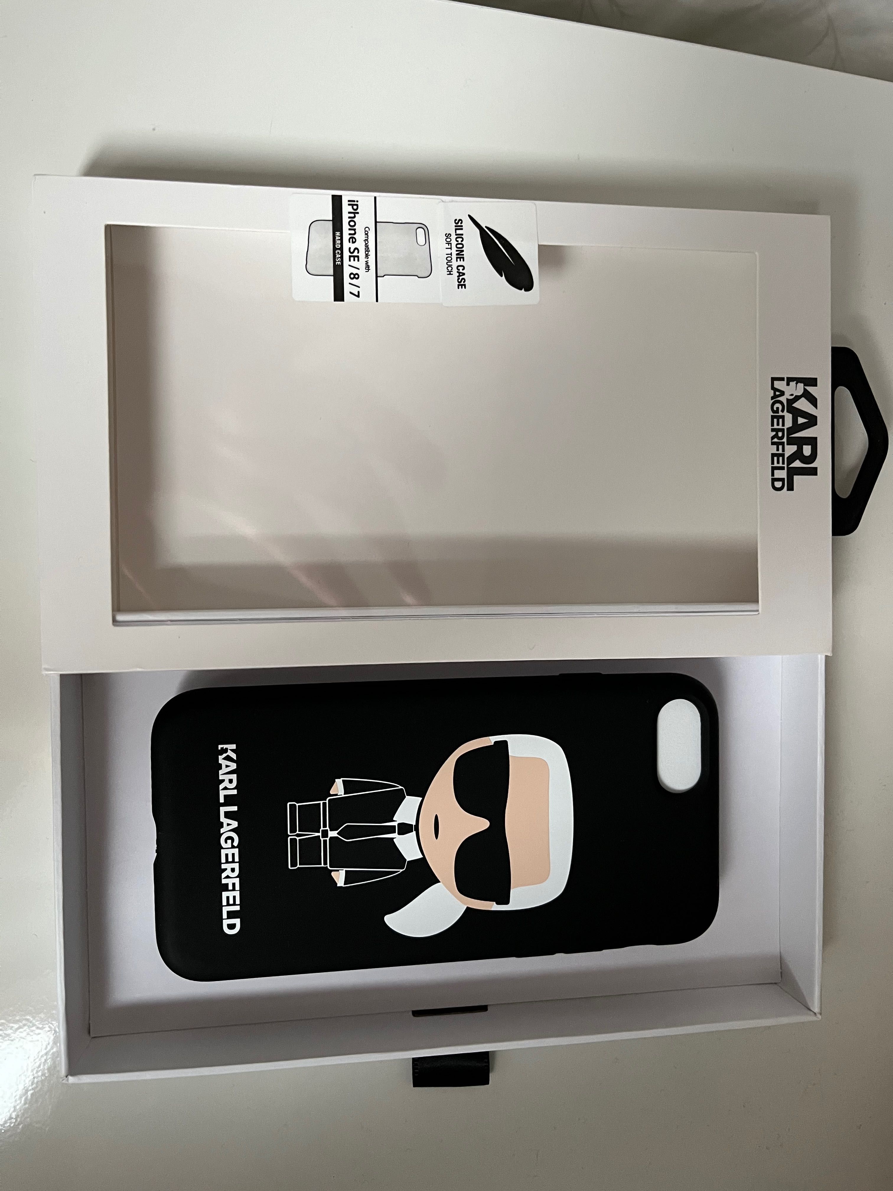 Nowe Etui iphone 8/7/SE Karl Lagerfeld, czarne