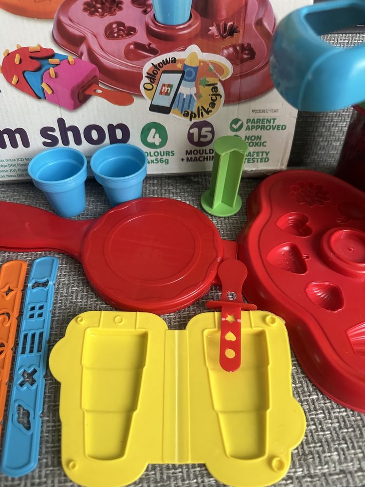 Zestaw ice cream lody play dough set bez ciastoline