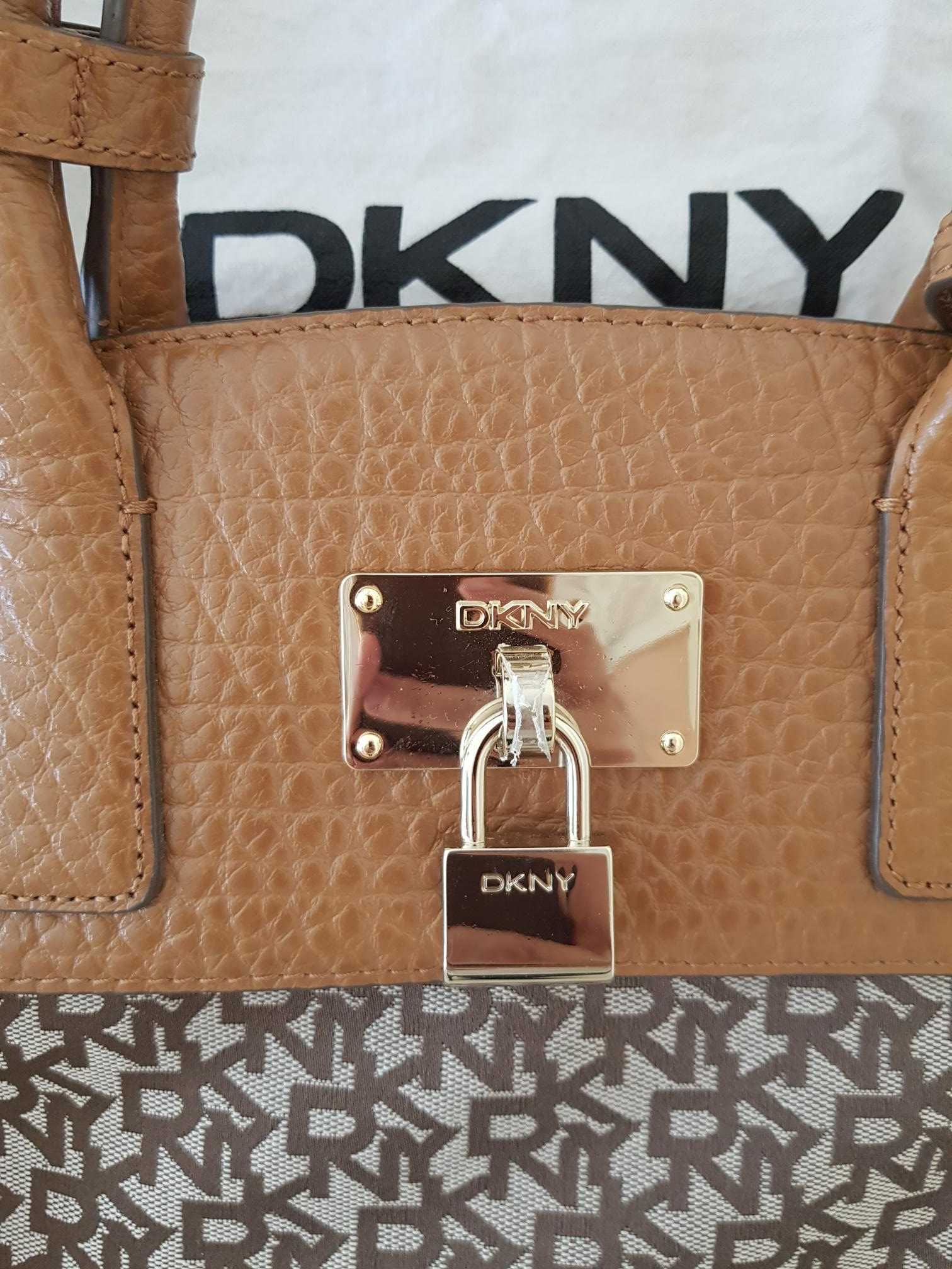Mala de marca DKNY Original 100% Pele Genuína