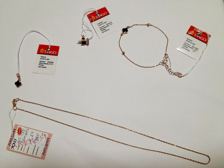 Золотые серьги  585 пробы