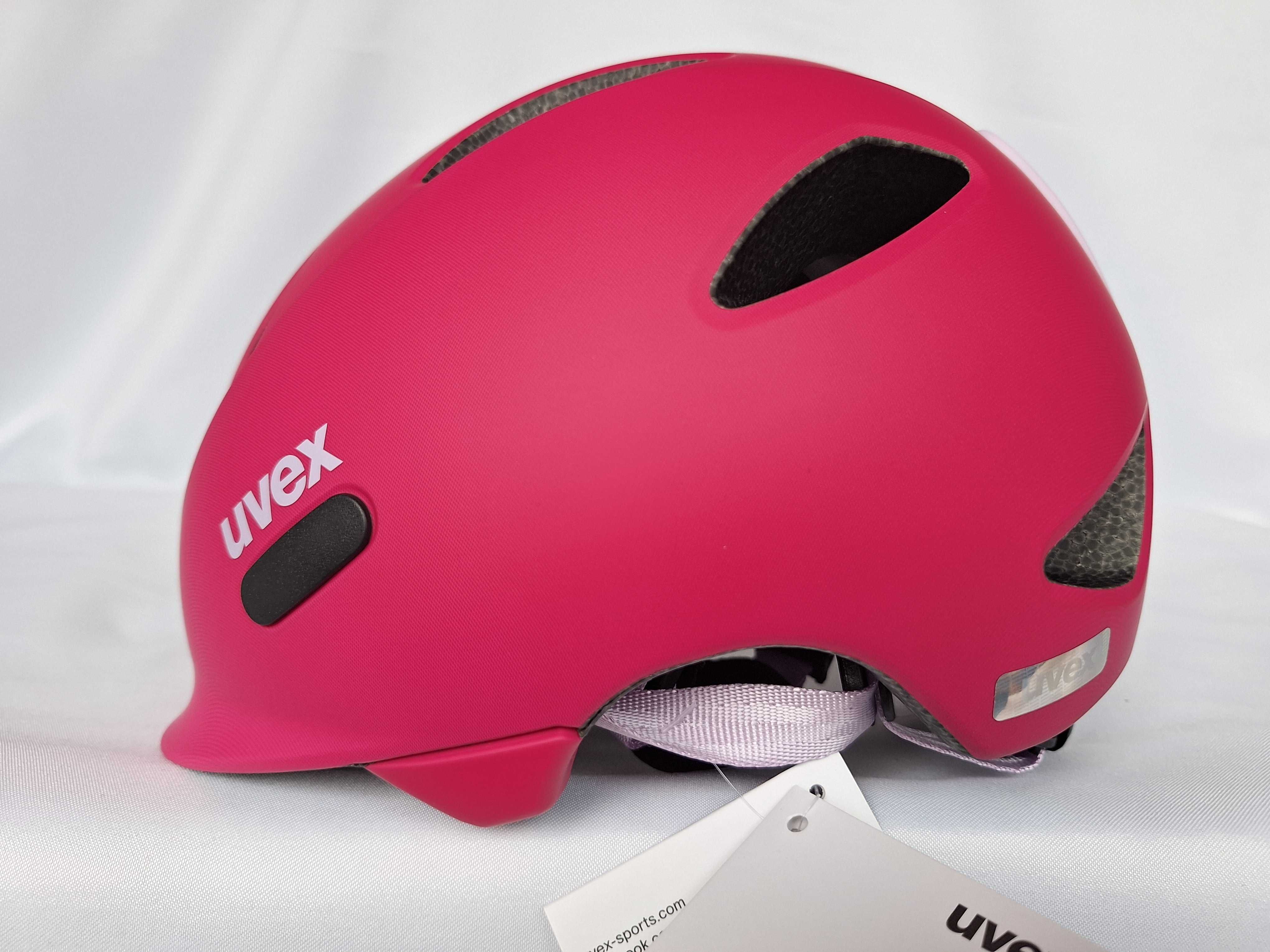 Kask rowerowy dziecięcy Uvex Oyo Berry Purple Mat XS 45-50cm