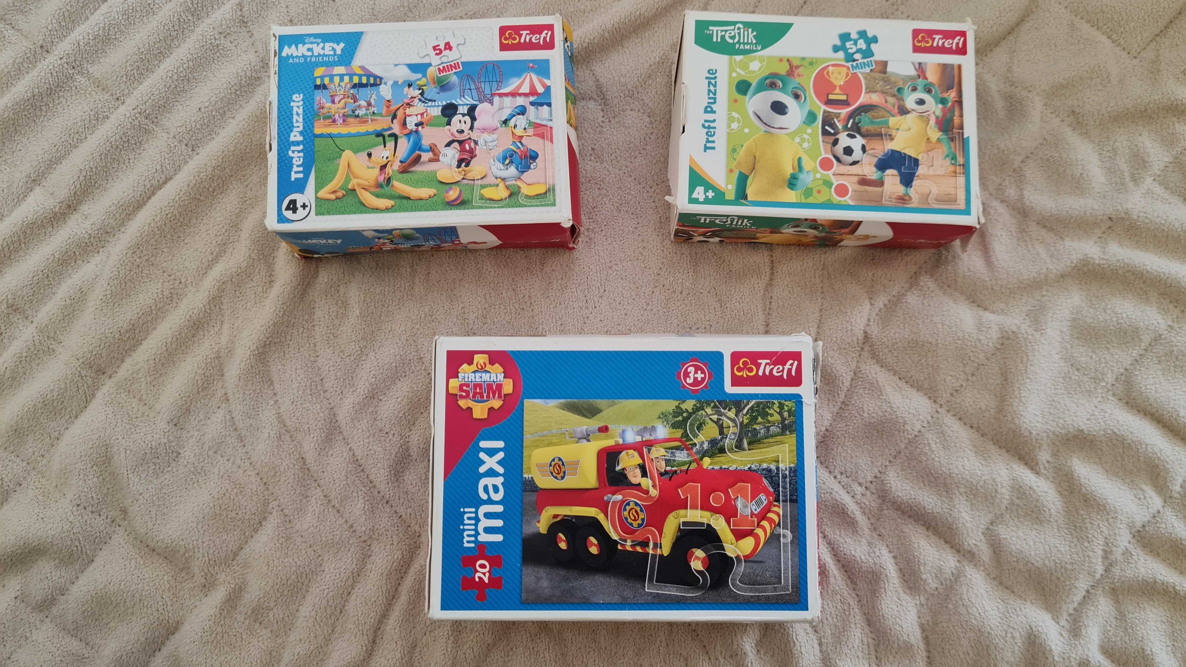 Puzzle mini Trefliki, Mickey, Strażak Sam Trefl