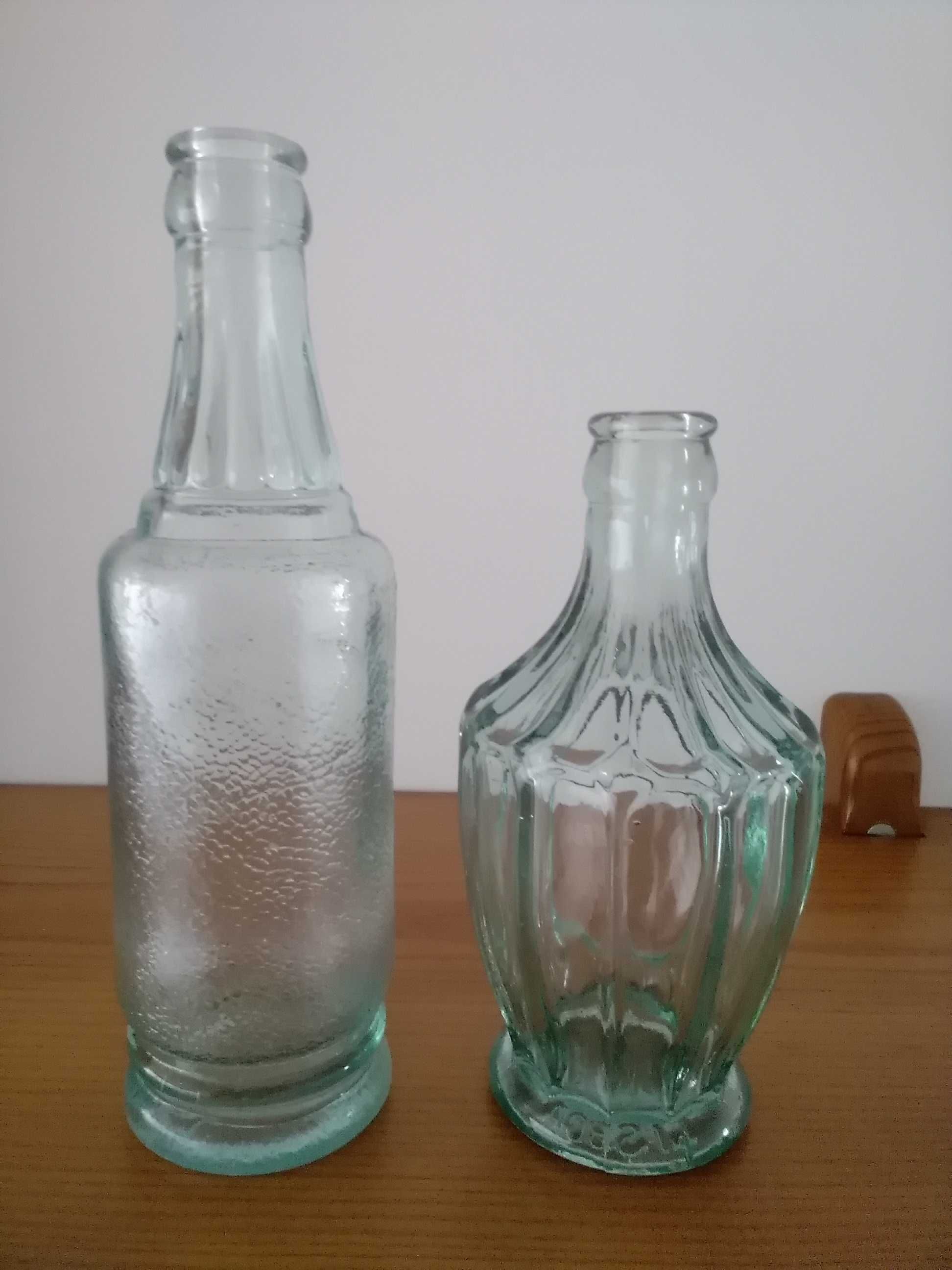 2 Garrafas Antigas Alto Relevo - Refrigerantes da Casa Ideal - Lisboa