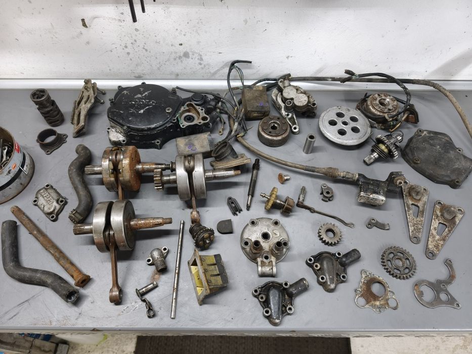 Honda cr 125r 92-01r cylinder kartery wał moduł stator Kopka dekiel