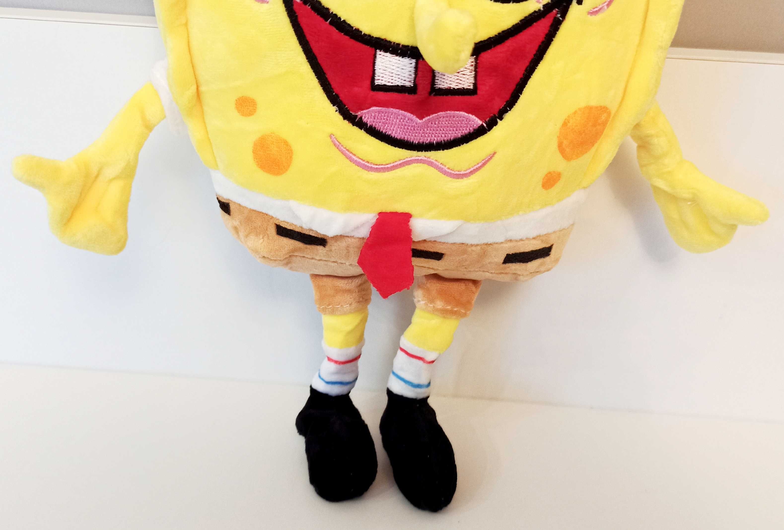 Nowa maskotka 27 cm SpongeBob Kanciastoporty +breloczek GACUŚ