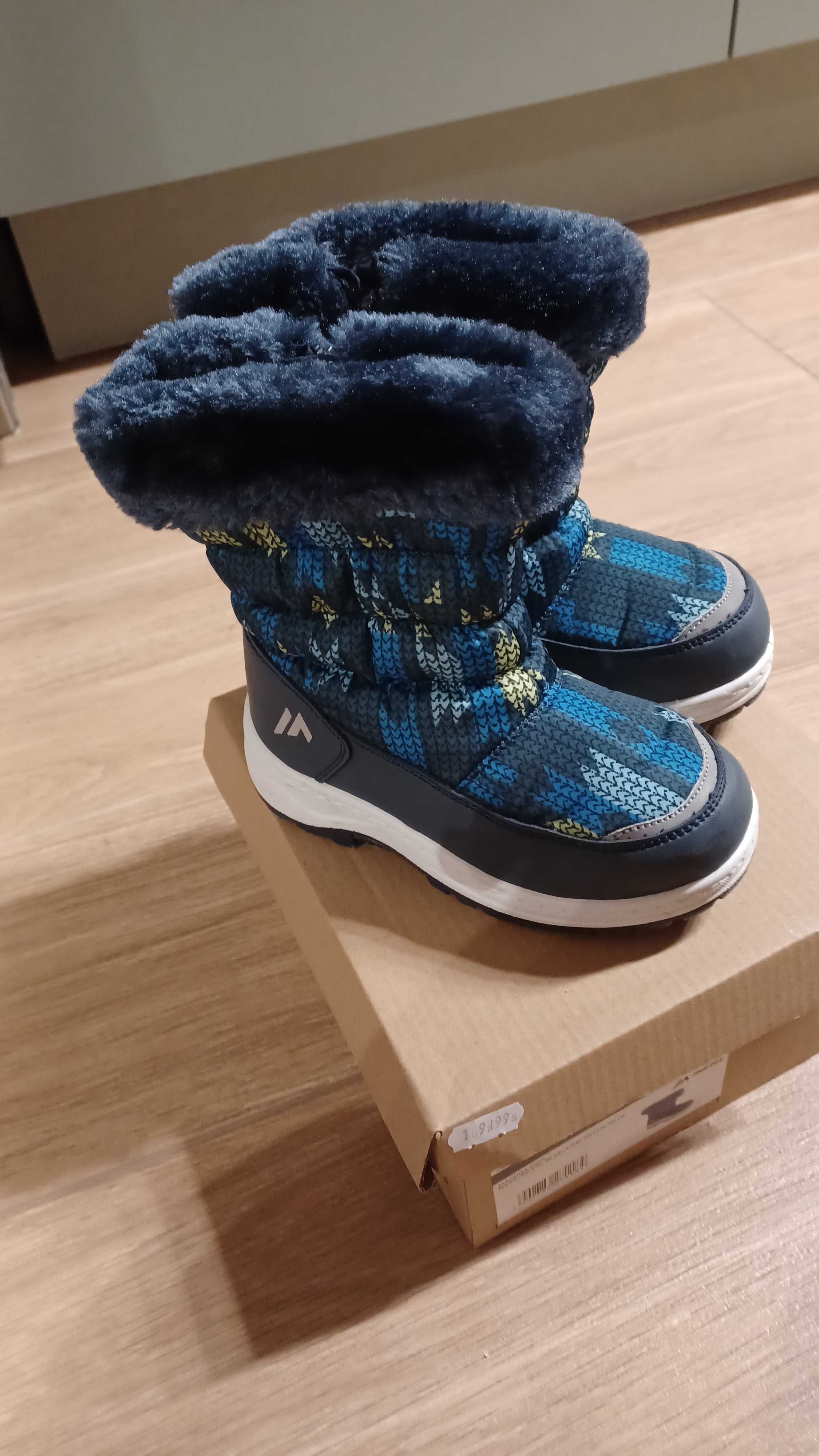 Buty śniegowce chłopięce 27