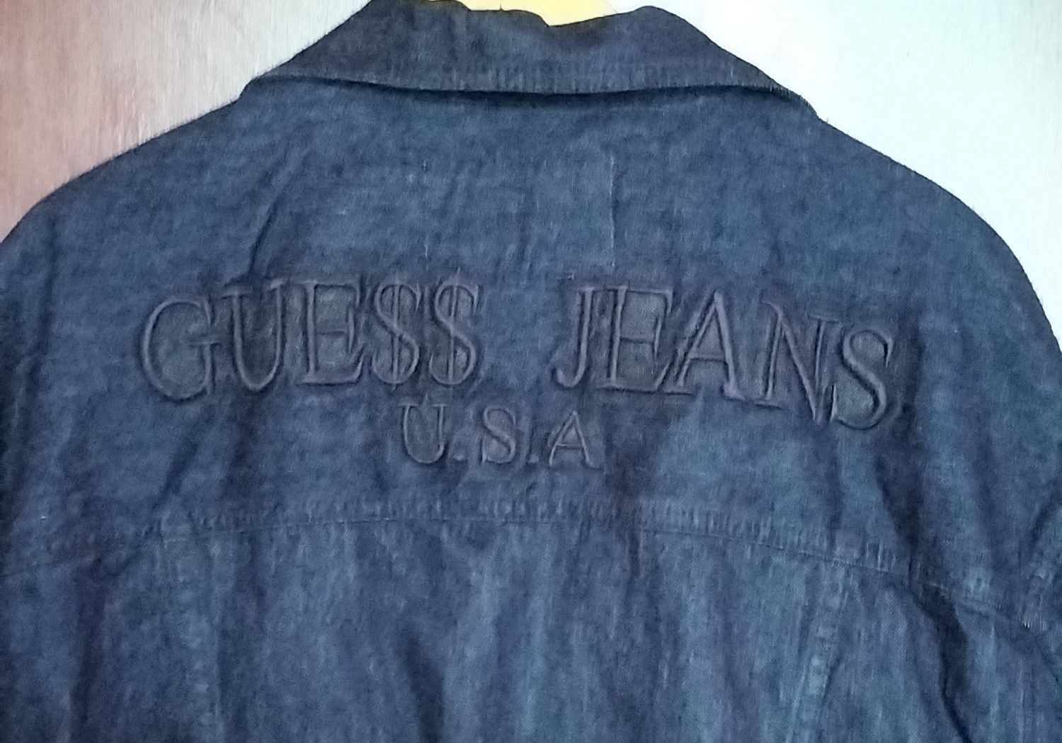 Guess kurtka jeansowa meska stan idealny