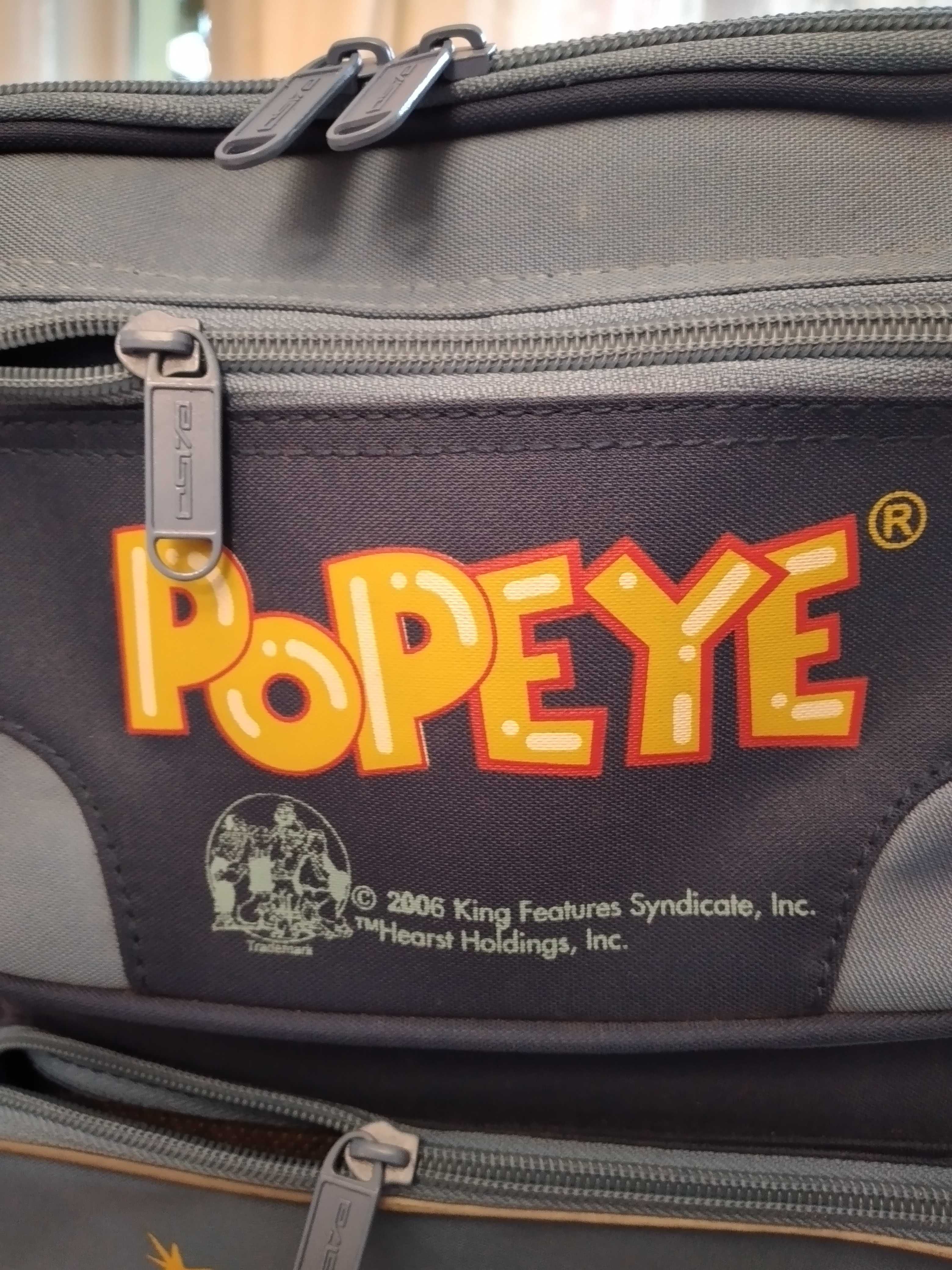 SUPER pLecak Dziec Popeye firmowy Tornister szkolny Codzienny