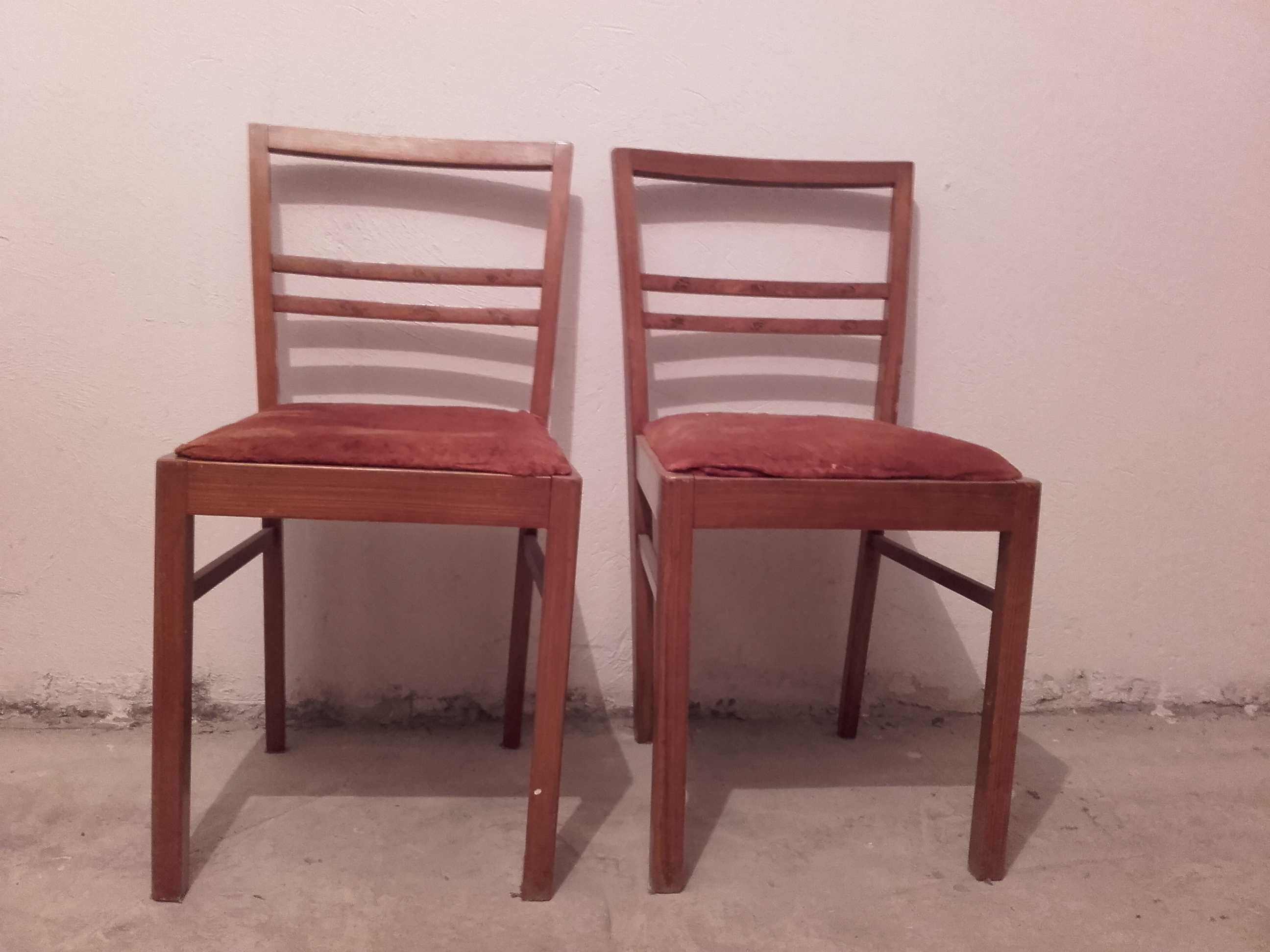 4 krzesła PRL do renowacji