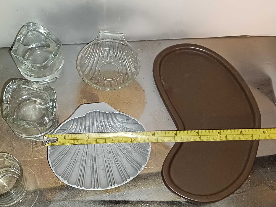 Conjunto decorativo para velas e sabonetes