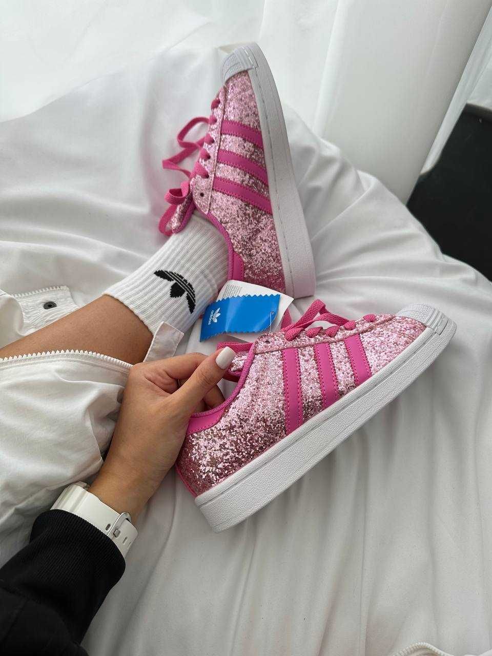 Женские кроссовки Adidas Superstar Barbie Pink 36-40 Хит Осени! Топ