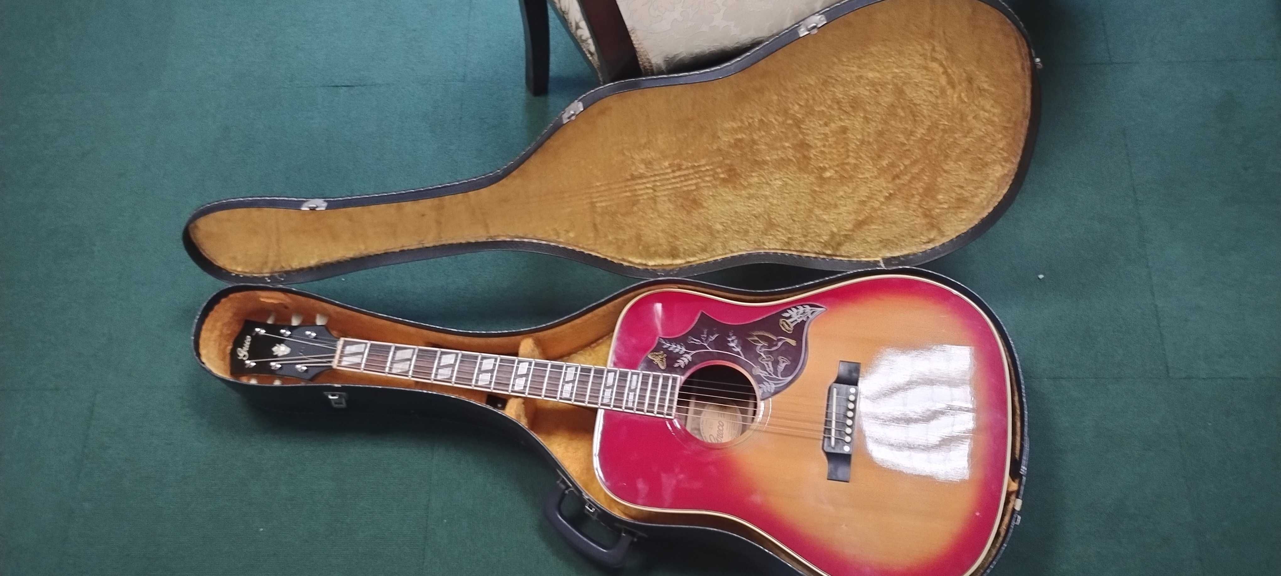 Greco 202 gitara akustyczna made in Japan Hummingbird