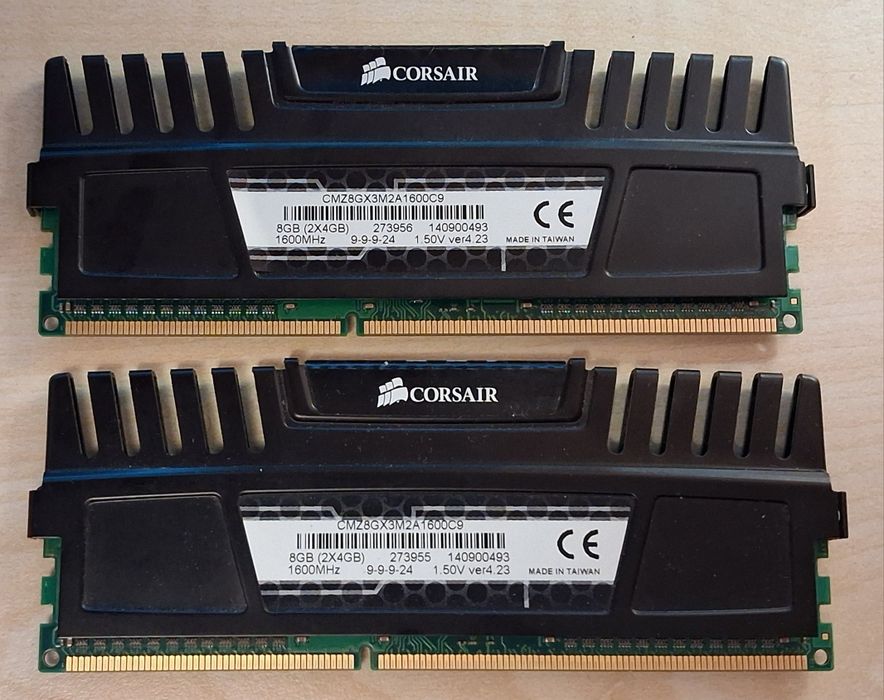 RAM DDR3 (2x4gb) 8gb 1600mhz cl9