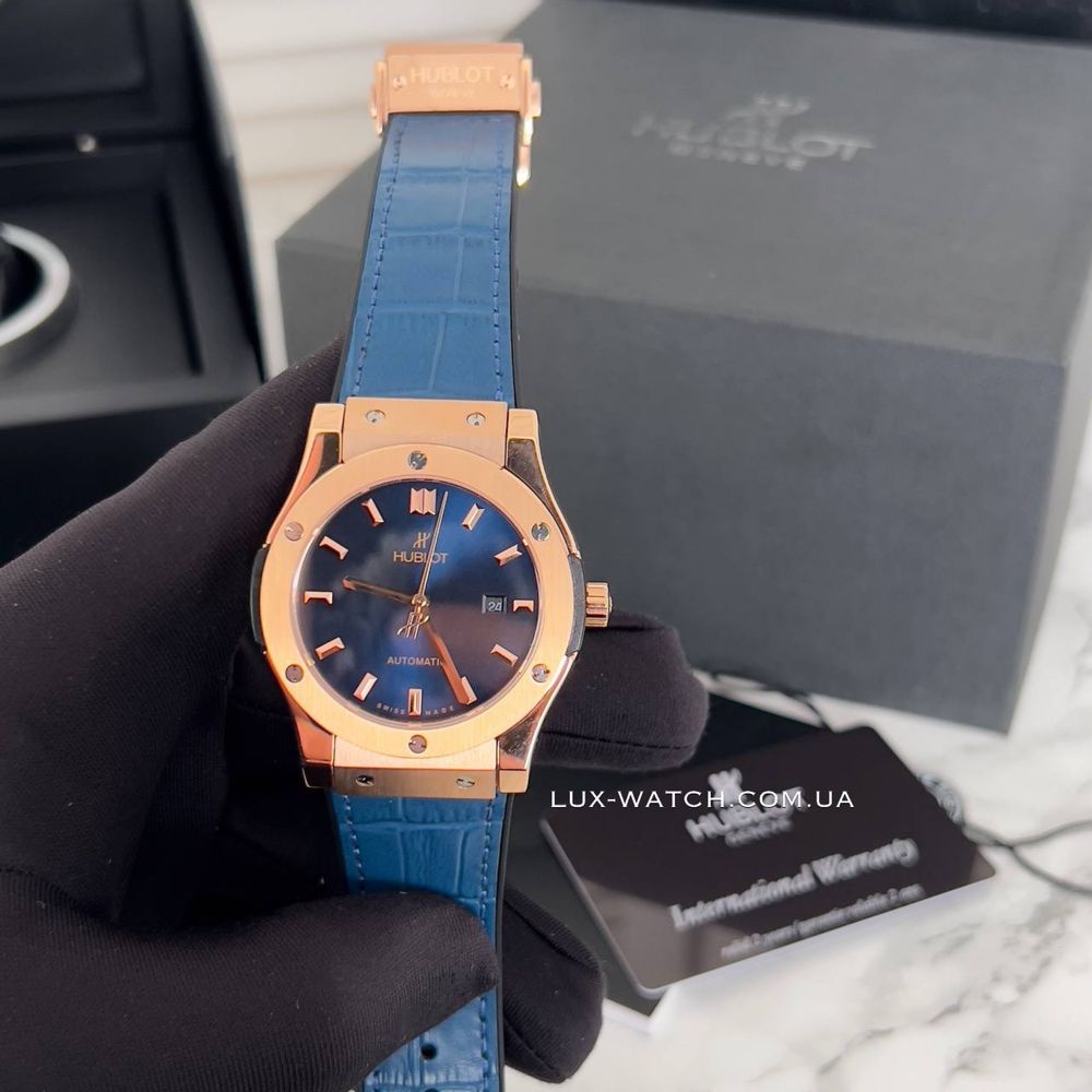 Крутые мужские брендовые часы синие