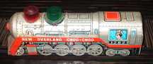 Locomotiva em chapa a pilhas - anos 60/70