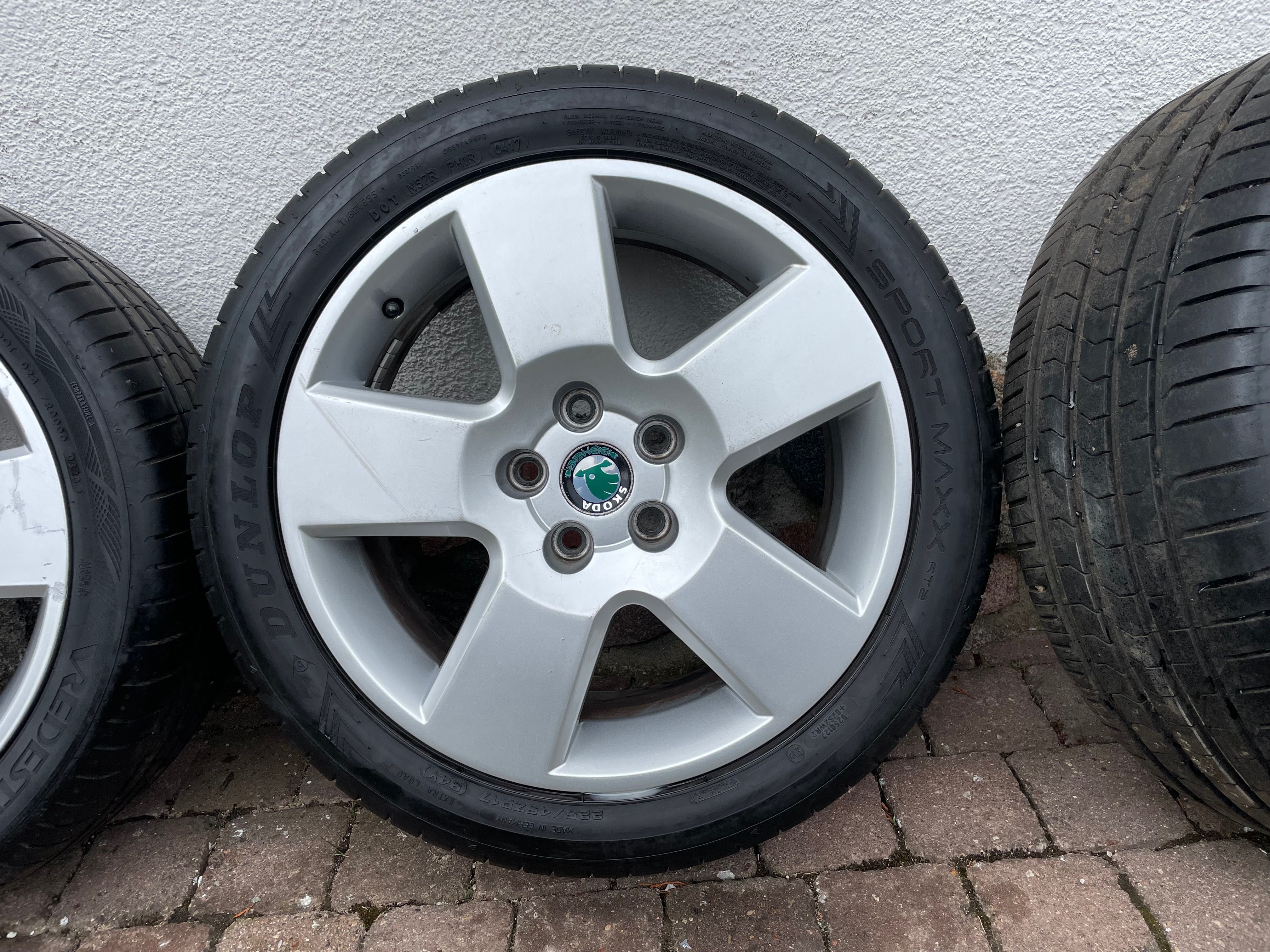 Koła felgi Skoda Seat VW Audi 5x112 lato 225/45/17