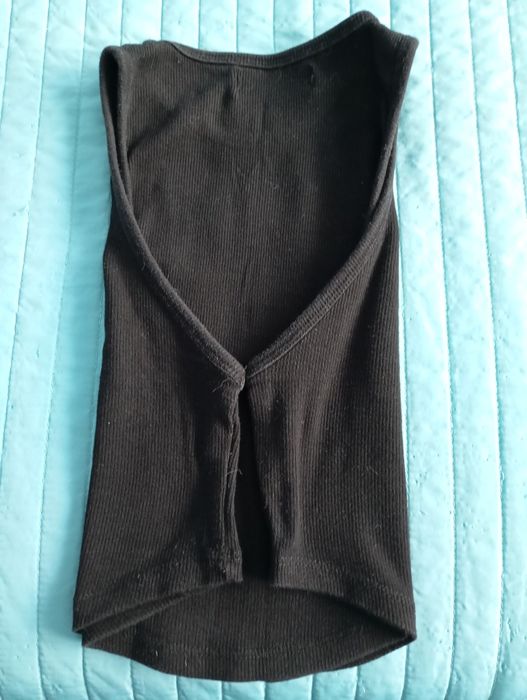 Top canelado Bershka