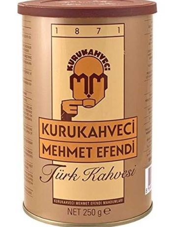 Турецька кава Kurukahveci Mehmet Efendi  
(жестяна/банка)  250г