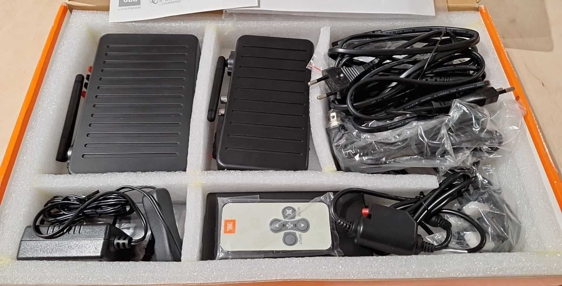 JBL ON AIR WEM-1 zestaw do bezprzewodowej transmisji audio 2.4G  2x50W