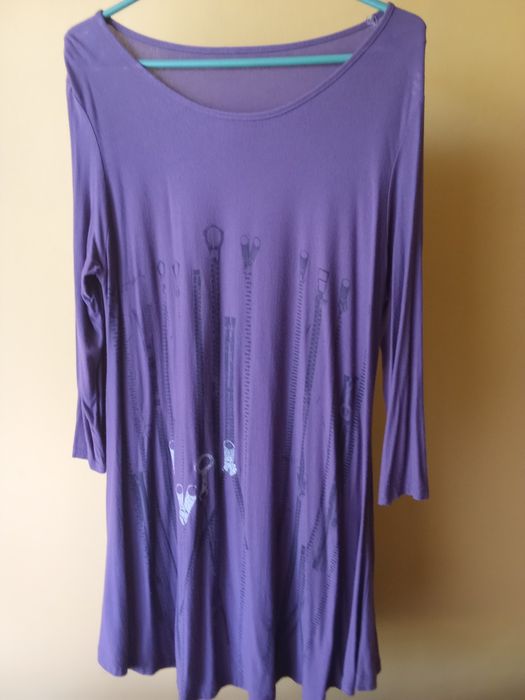 Tunika damska fioletowa