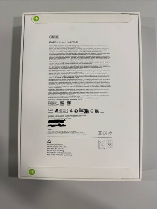Новий планшет Apple iPad Pro 11'' (M4) 512GB