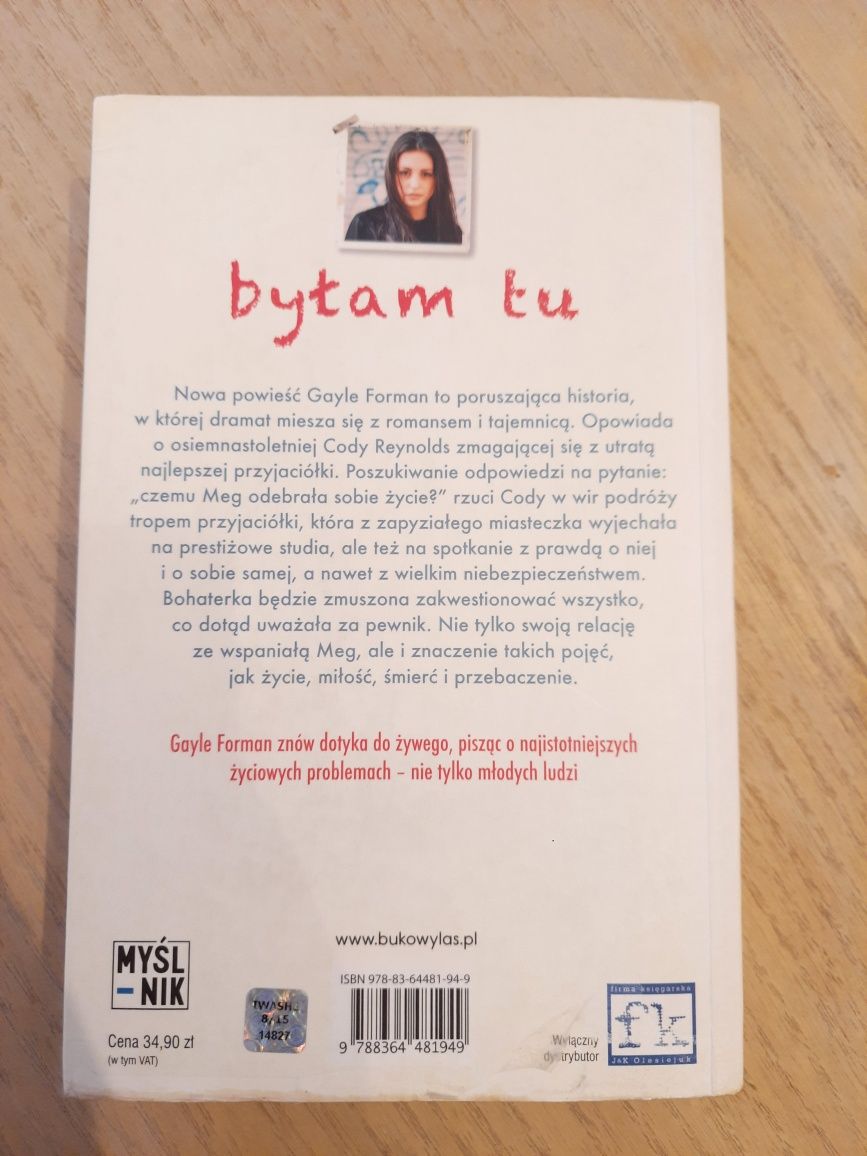 Byłam tu - Gayle Forman