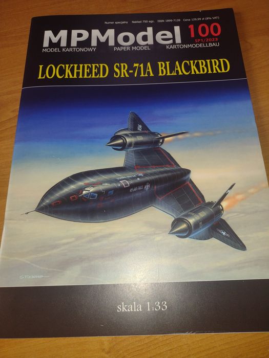 Model kartonowy MPModel Sr 71 blackbird