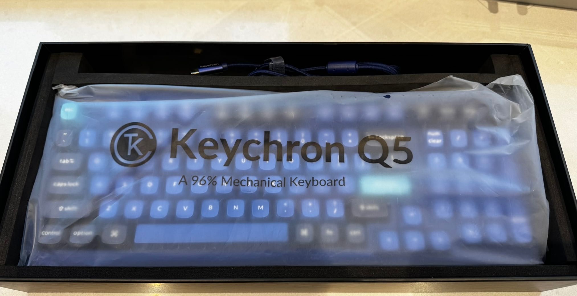 Клавиатура Keychron Q5 100 Key QMK (Blue) Q5O2