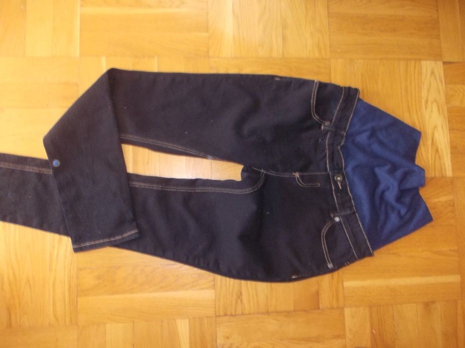 dżinsy ciążowe r,40 i 42 maternite