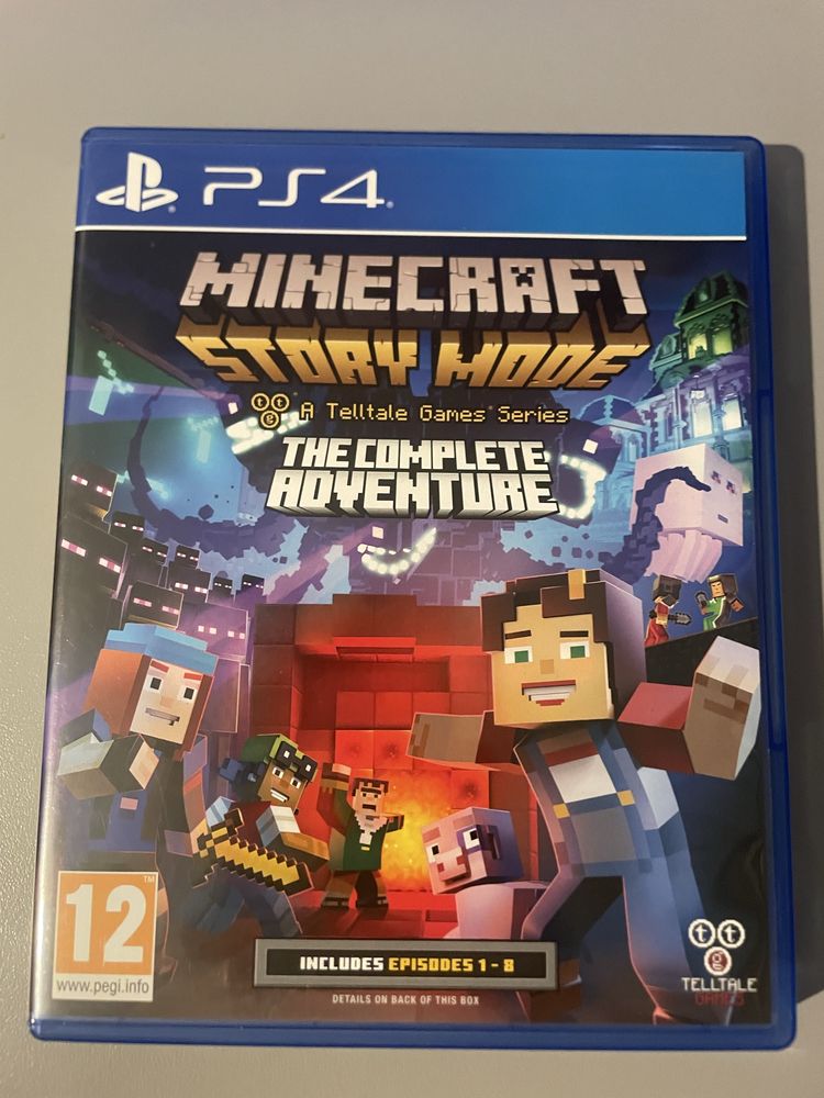 Minecraft Story Mode Complete Adventure Ep 1-8 ps4 ps5