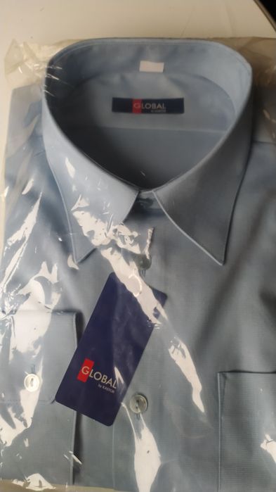 Koszula niebieska długi rękaw Policja