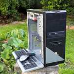 Komputer PC SSD 128GB Intel Core 2 Duo E7600 3.06GHz 4GB Ram DDR2