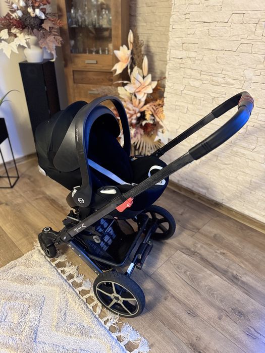 Hartan VIP 3w1 + Cybex Platinum –wózek, gondola, nosidełko, spacerówka
