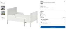 Cama de criança IKEA SUNDVIK + colchão INNERLIG