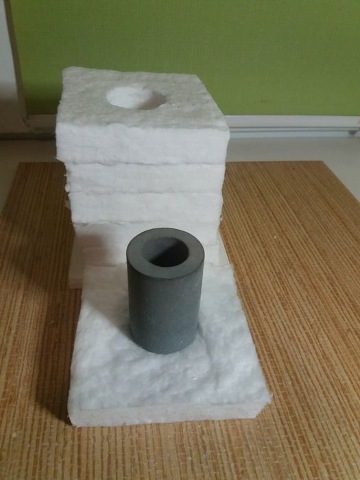 Набор для плавки металлов в микроволновой печи. Тигель для плавления.