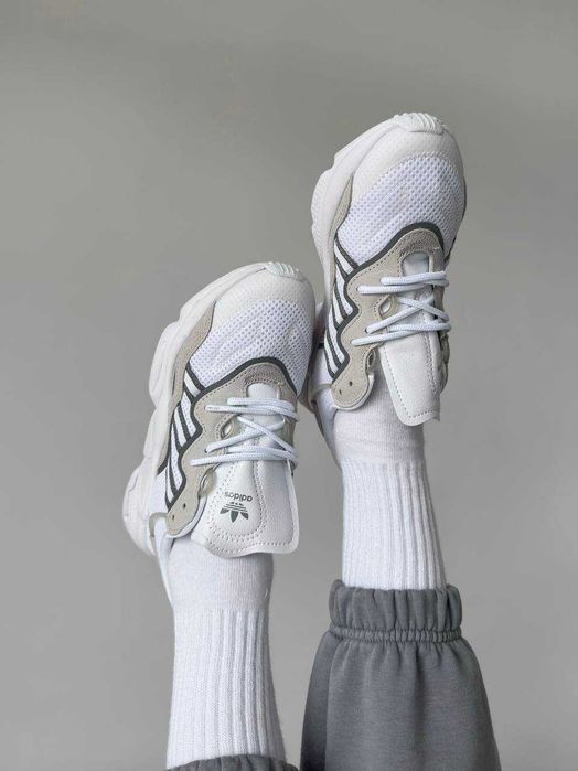 Кросівки Adidas Ozweego White/Grey premium