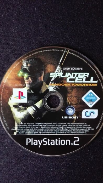 Jogo PlayStation 2 sem caixa - Splinter cell pandora tomorow