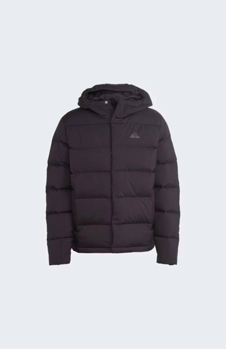 Чорний Пуховик Адідас, Adidas Helionic Hooded Down,