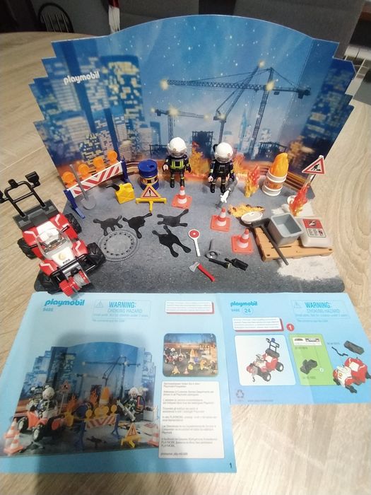 Zestaw Playmobil strażacki