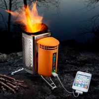Турбо печка-щепочница Biolite Campstove электрогенератор печь-зарядка2