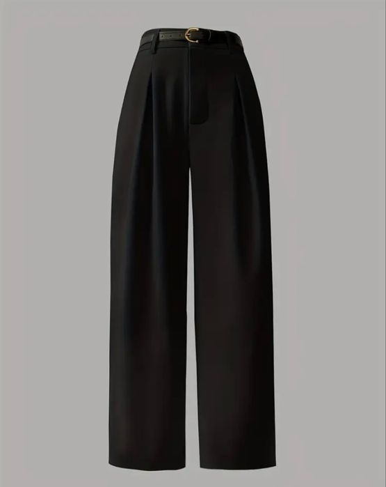 Елегантні штани з високою талією