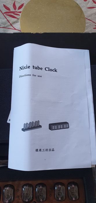 Zegar nixie IN 12